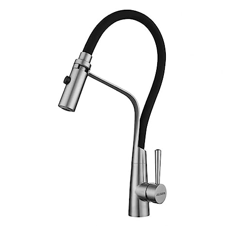 ALTON SUS52060, Single Lever Sink Mixer with Dual Flow Pull-Out Sprayer, Brushed Nickel