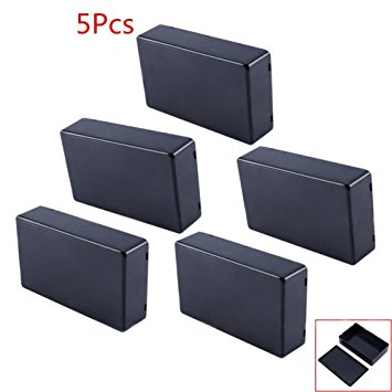 Yosoo 5 Pcs 100x60x25mm Plastic Cover Project Electronic Enclosure Instrument Case DIY Power Junction Box