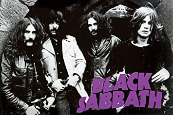 (24x36) Black Sabbath (Group, Wearing Crosses) Music Poster Print
