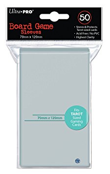 Ultra Pro Tarot Board Game Sleeve - 70mmx120mm (50/pk)