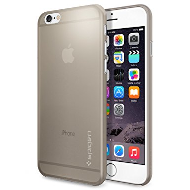 iPhone 6 Case, Spigen® [AirSkin] Ultra-Thin [Champagne] Premium Super Lightweight / Exact Fit / Absolutely NO Bulkiness Hard Case for iPhone 6 (2014) - Champagne (SGP11082)