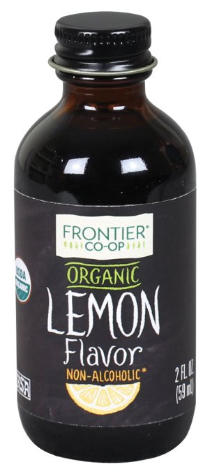 Frontier Lemon Flavor Certified Organic, 2-Ounce Bottle