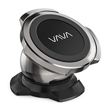 VAVA Magnetic Phone Holder for Car Dashboard with a Super Strong Magnet for iPhone 7 / 7 Plus / 8 / 8 Plus / X / Samsung Galaxy S8 / S7 / S6 and More - Black