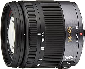 Panasonic LUMIX G VARIO 14-45mm/F3.5-5.6 ASPH./MEGA O.I.S. Lens | H-FS014045 (japan import)