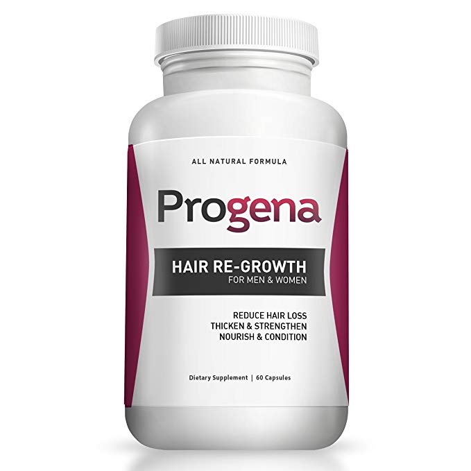 Kerotin Hair Capsules - Progena Hair Growth Supplement Keratin Accelerator For Women and Men - 30 Day Supply