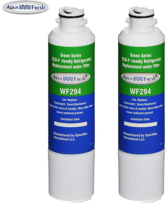 Aqua Fresh Replacement Water Filter for Samsung RF28HMEDBSR/AA Refrigerators ( 2 Pack )