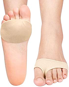 Metatarsal Pads for Women and Men, Ball of Foot Cushion Pads Silicone Gel, Forefoot Support Insoles for Morton's Neuroma, Callus, Blisters, Metatarsalgie, Diabetic Feet Sore Pain Relief