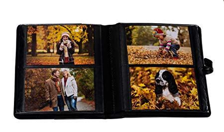 Ultra Pro 58005 58005 Photo Album with Strap Closure, Black