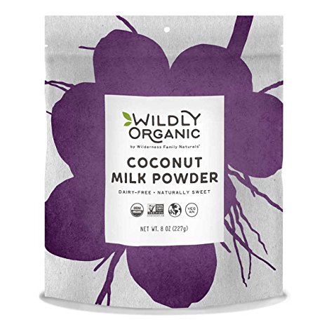 100% Certified Organic Coconut Milk Powder, Vegan, Dairy-Free, 8 Ounces