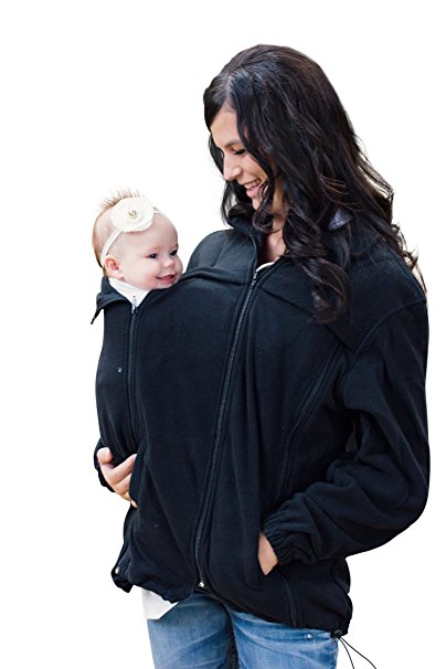 Suse's Kinder Babywearing Fleece Jacket for Use Over Baby Carrier