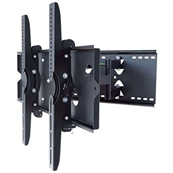 2xhome – NEW TV Wall Mount Bracket (Dual Arm) – Secure Cantilever LED LCD Plasma Smart 3D WiFi Flat Panel Screen Monitor Moniter Display Large Displays - Long Swing Out Dual Double Arm Extending Extendible Adjusting Adjustable - Full Motion 15 degree degrees Tilt Tilting Tiltable Swivel Articulating Heavy Duty Strong Durable Support - Mounted Mounting Home Entertainment Media Center Multimedia Furniture Family Living Room Game Gaming - Management Designer Organization Space Saver System HDTV HDMI HD Video Accessories Audio Video AV Component DVR DVD Bluray Players Cable Boxes Consoles Satellite XBox PS3 - Compatible VESA 100mm x 100mm, 200mm x 200mm, 400mm x 400mm , 600mm x 400mm, 700mm x 450mm, 718mm x 450mm, 720mm (W) x 470mm(H) - Universal Fit for LG Electronics Samsung Vizio Sharp TCL Toshiba Seiki Sony Sansui Sanyo Philips RCA Magnavox Panasonic JVC Insignia Hitachi Emerson Element SunBrite SunBright 45" 46" 47" 48" 49" 50" 51" 52" 53" 54" 55" 56" 57" 58" 59" 60" 61" 62" 63" 64" 65" 66" 67" 68" 69" 70" 71" 72" 73" 74" 75" 76" 77" 78" 79" 80" 81" 82" 83" 84" 85"