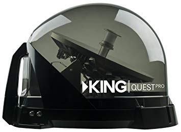 KING VQ4800 Quest Pro Portable/Roof Mountable Satellite TV Antenna (for use with DIRECTV)