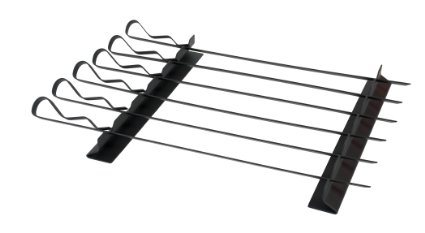 Charcoal Companion Non-Stick Kabob Rack with Six Skewers - CC3117