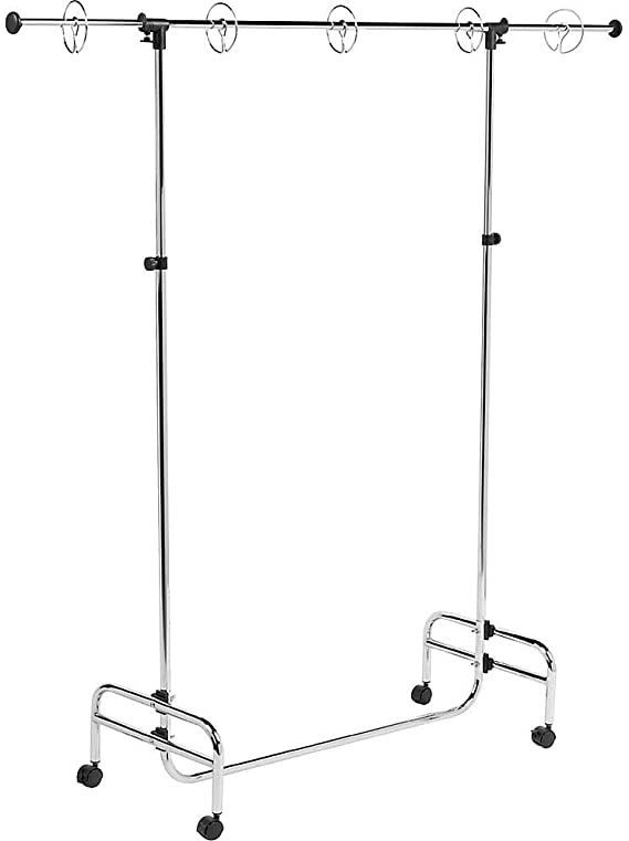 Pacon Adjustable Pocket Chart Stand, Metal, Locking Casters and Rings, Adjustable to 78", 1 Stand