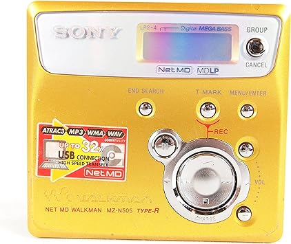 Sony MZ-N505 Net MD Walkman Player/Recorder (Gold)