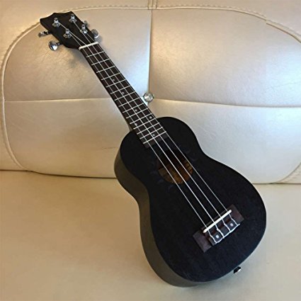 Zimo Soprano Ukelele 4 String Guitar Uku Hawaii Guitar High Quality (MU0100BL)