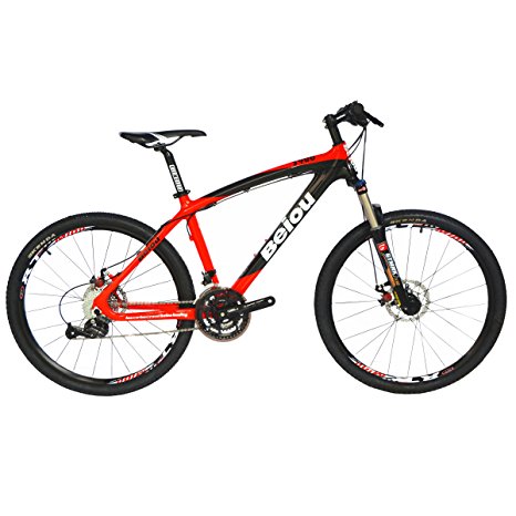 BEIOU Toray T700 Carbon Fiber Mountain Bike Complete Bicycle MTB 27 Speed 26-Inch Wheel SHIMANO 370 CB004