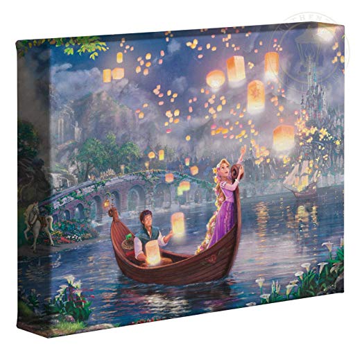 Thomas Kinkade Tangled – 8" x 10" Gallery Wrapped Canvas