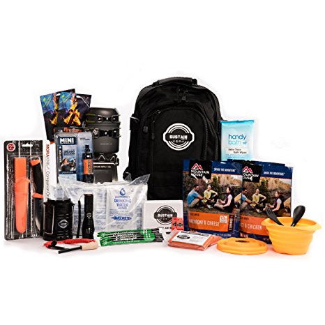 2 Person Premium Emergency Survival Bag With 72 Hours of Disaster Preparedness Supplies