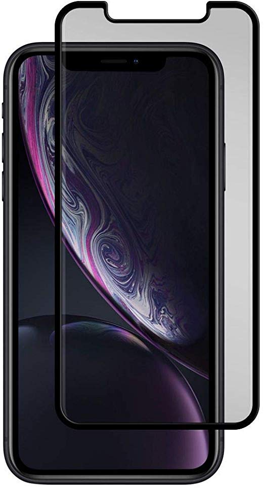 Gadget Guard Black Ice Edition Curved-Tempered Glass Screen Protector for Apple iPhone XR