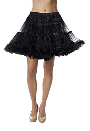 BellaSous Luxury Adult Woman Flirt Length 15" Sexy Tutu Skirt for Halloween, Costume Wear, or Dress up