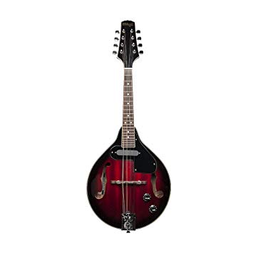 Stagg M50E Acoustic-Electric Bluegrass Mandolin with Nato Top - Redburst