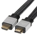Hdmi To Hdmi 4K HDMI Cable High Speed with Ethernet 60 Feet Supports 3D and Audio Return Channel Ultra HD 4k 2160p Full HD 2k 1080p Quad HD 1440p Video Gaming Xbox Playstation PS3 PS4