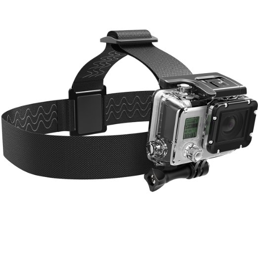 Sabrent GoPro Head Strap Camera Mount [Compatible with all GoPro cameras] (GP-HDST)