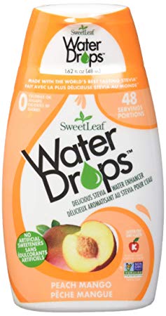 SweetLeaf WaterDrops, Peach Mango, 1.62 Ounce