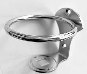 Marine Grade Stainless Wall Mounted Marine Cup Drink Holders - Closed Ring