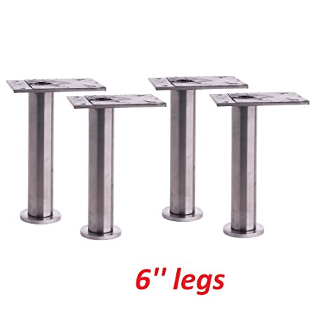 IKEA - CAPITA Leg, Stainless Steel 6 1/4-6 3/4" (X4)