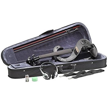 Stagg EVN 4/4 BK Electric Violin Outfit - Black