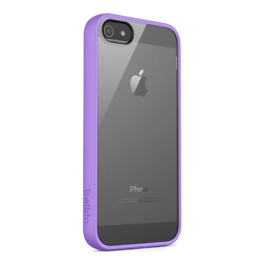 Belkin View Case  Cover for iPhone 5 and 5S Purple