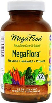 MegaFood MegaFlora Tablets, 90 Count - Ships with an Ice Pack