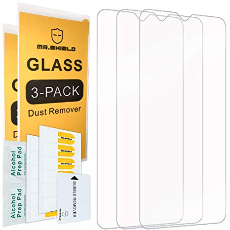 [3-Pack]-Mr.Shield for OnePlus 6T [Tempered Glass] Screen Protector with Lifetime Replacement Warranty