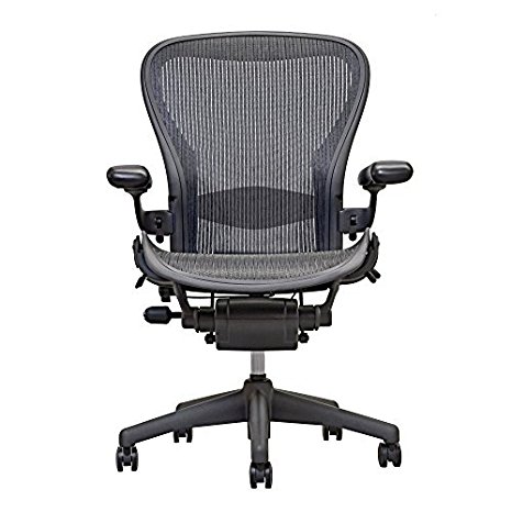 Herman Miller Aeron Chair Fully Loaded Size C Carbon Black