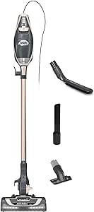 Shark HV371 Rocket Pro DLX Corded Stick, Removable Hand Vacuum, Advanced Swivel Steering, XL Cup, Crevice Tool, Upholstery Tool & Anti-Allergen Dust Brush, Sandstone (Renewed)