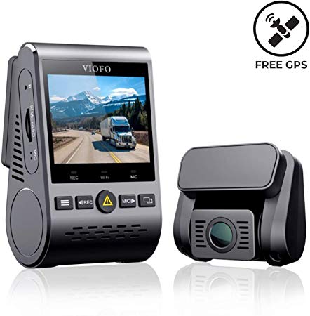 VIOFO A129 PRO Duo 2 Channel Ultra HD 4K Front and FHD 1080P Rear Dash Camera | 2.4GHz & 5GHz Built-in WiFi | Sony STARVIS sensors | Pre-buffered Recording | GPS Mount Included