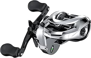 KastKing iReel One IFC Smart Baitcasting Fishing Reel, Bluetooth Connectivity to Smart Devices and KastKing App, Smoother & Longer Casts with Axis Eye Line Guide and Digital IFC Braking System