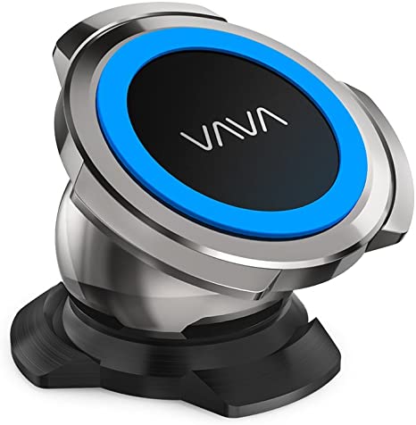 VAVA Magnetic Car Phone Holder for Car Dashboard with a Super Strong Magnet for iPhone 7/7 Plus/ 8/8 Plus/X/Samsung Galaxy S8/ S7/ S6 and more (Blue)