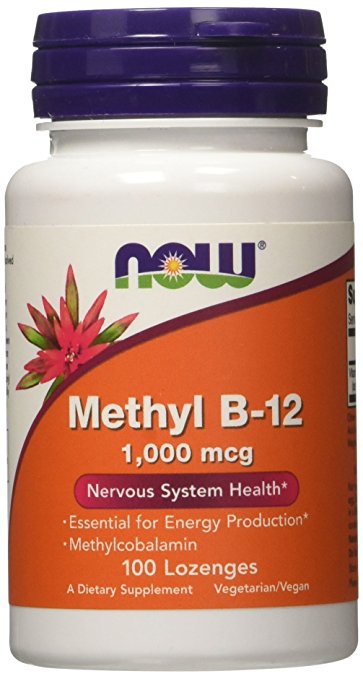 Now Foods Methyl B-12 Lozenges 1000mcg - 100 Lozenges