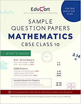CBSE Sample Question Papers Class 10 Mathematics (For March 2019 Exam)
