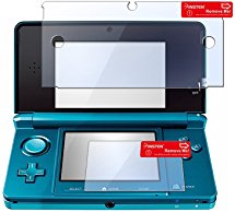 3 Pack Clear LCD Screen Protector Cover for Nintendo 3DS (Set of 2 - Top and Bottom Cover)