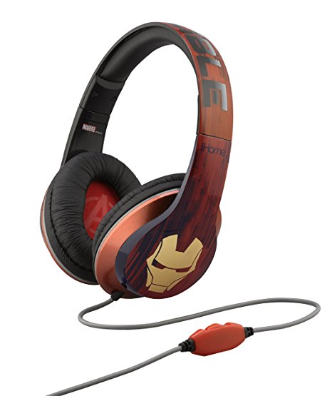 Avengers Iron Man Vi-M40IM Over-the-Ear Headphones with Built-in Microphone