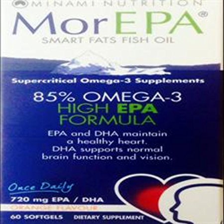 Minami Nutrition MorEPA Smart Fat 60 Softgels (Packaging may vary)