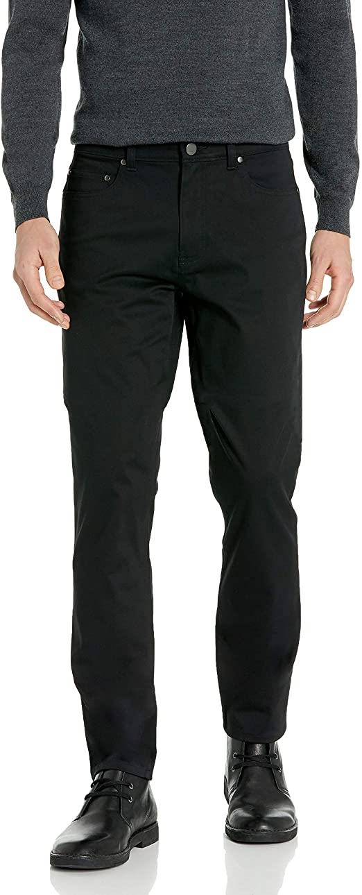 Amazon Brand - Buttoned Down Men's Straight-Fit 5-Pocket Easy Care Stretch Twill Chino Pant