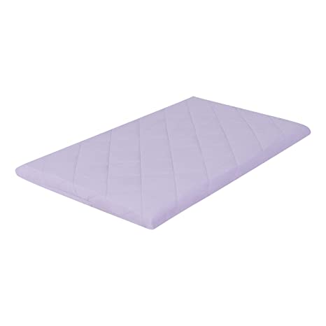 EVERYDAY KIDS Quilted Pack n Play Playard Sheet, Breathable and Hypoallergenic Thick Playpen Sheet, Fits Most Playard - Purple Fitted Sheet