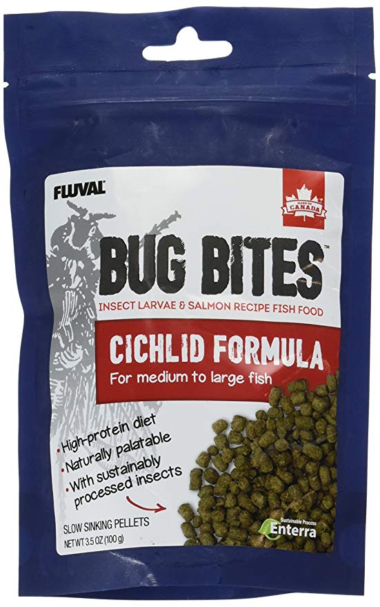 Fluval Bug Bites Pellets for Cichlids