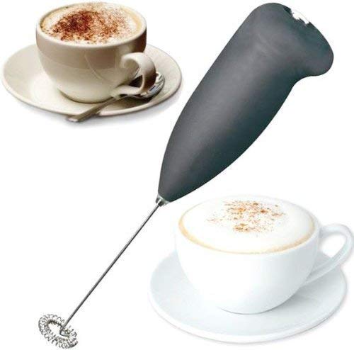 Elementi Milk Frother Handheld Electric Matcha Whisk, Handheld Milk Frother Electric Stirrer and Handheld Coffee Frother Mini Blender, Hand Frother Drink Mixer, Frappe Maker (Multi)