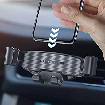 INIU Car Phone Holder, Air Vent Mobile Phone Holders for Cars, Universal Car Phone Mount GPS, Compatible with iPhone 11 Pro Samsung Galaxy S11 Note 10 Huawei P30 Blackberry HTC Motorola Oneplus etc